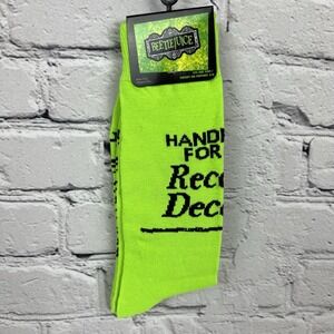 NEW BEETLEJUICE Crew Socks Size MENS 6-12 Handbook For Recently Deceased 1 Pair